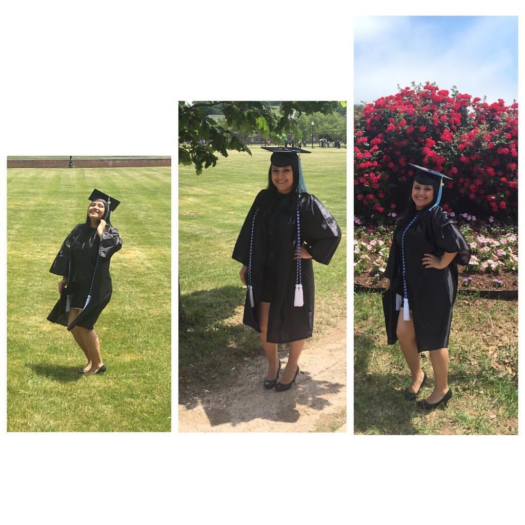 Graduating with my bachelor’s degree, marking the beginning of my school counseling journey.